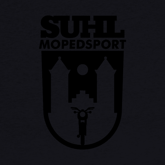 Suhl Mopedsport Simson Logo (black) by GetThatCar